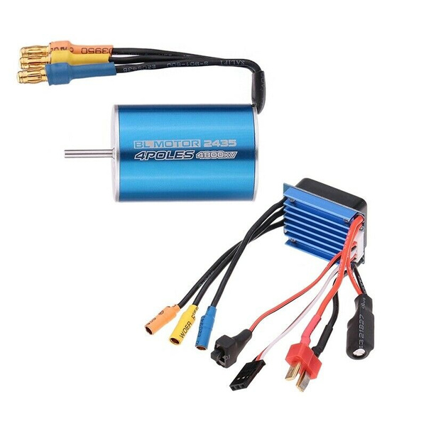 SURPASS HOBBY 3930KV Brushless Motor + 35A ESC Combo For 1/16 1/18 RC Cars – Crawler & Truck