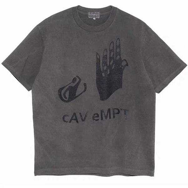 CAV EMPT Wash old palm print short sleeve T-shirt CE Japanese