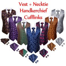 menswaistcoat, vestnbsptienbsphankynbspcufflink, Men's Fashion, Necktie