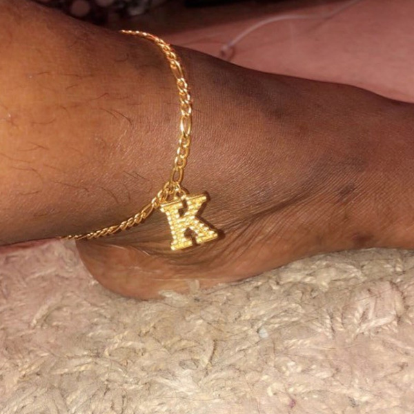 Letter on sale a anklet