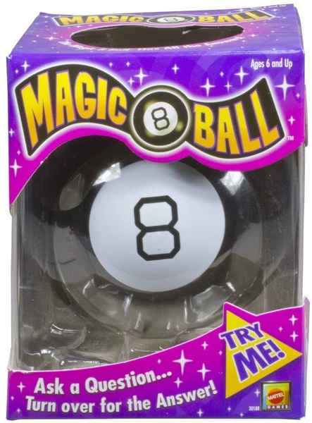 Mattel games Magic 8 Ball Black