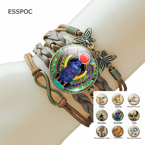 egyptian scarab bracelet