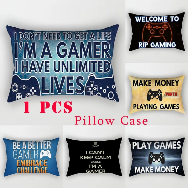 gamer throw pillows