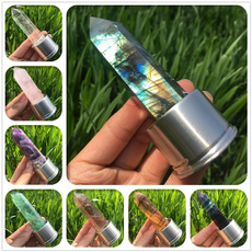 crystalpoint, water, quartz, wand