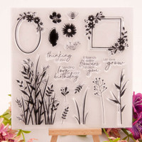 Arbuya Natural Scenery Mountains Rivers Decorative Clear Stamps For Card Making And DIY Scrapbooking