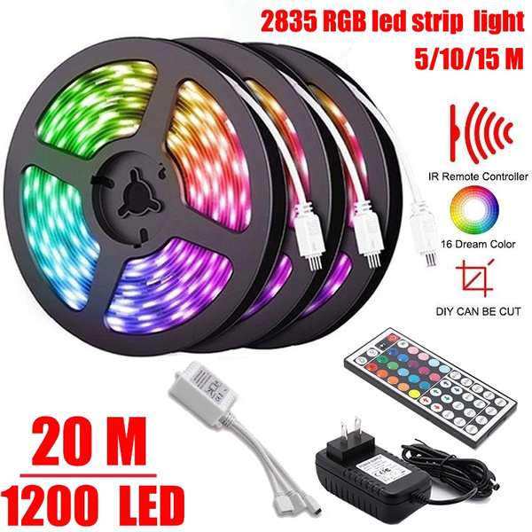 12V LED Light Strip 5M 10M 15 20M 16.4ft 32.8ft 49.2ft 65.61ft RGB