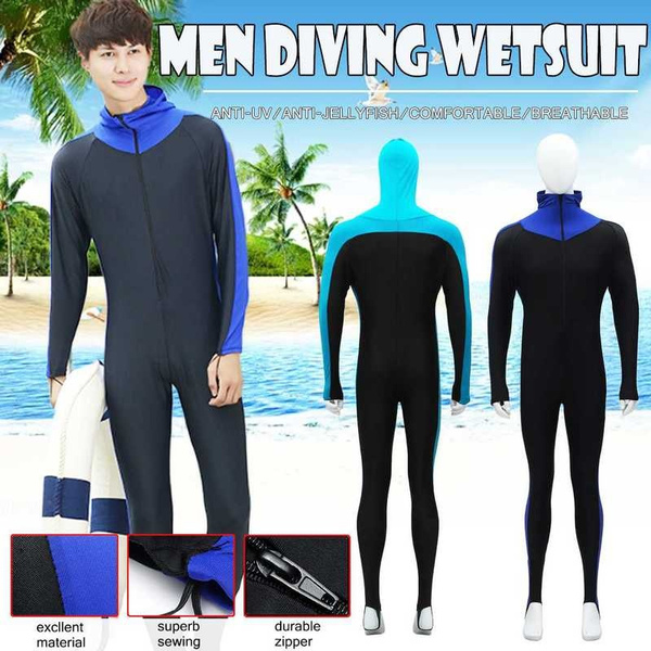 Men Surfing Swimsuit Stinger Suit Dive Skin UV & Jellyfish