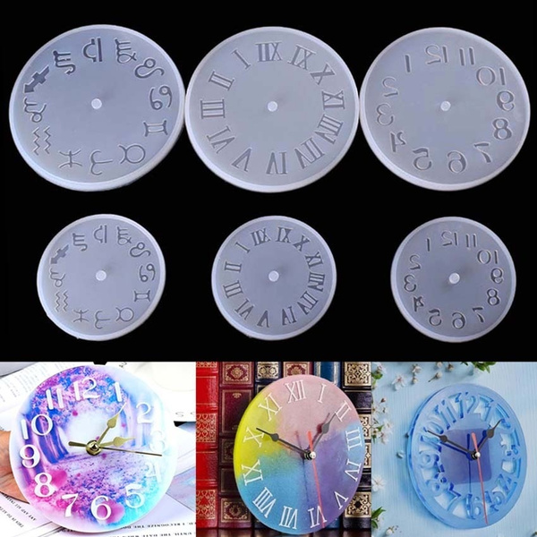 Best Deal for Clock Resin Molds Large Number Clock Silicone Mold Epoxy