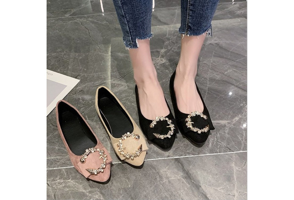 Opinionated Womens Flat Shoes Shallow Mouth Suede Flat Shoes Womens Shoes Large Size peas Shoes Womens Clothing Beige Opinionated Womens Flat Shoes Shallow Mouth Suede Flat Shoes Womens Shoes Large Size peas Shoes Womens Clothing Beige