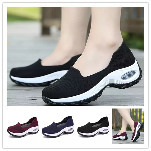 Women Fitness Walking Shoes Lightweight Comfortable Sneakers Mesh ...