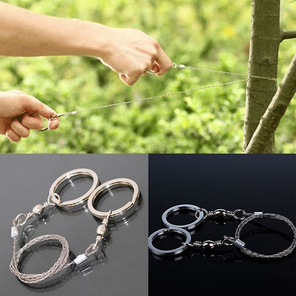 Uesful Emergency Survival Gear Steel Wire Saw Camping Hiking Hunting Climbing LH 