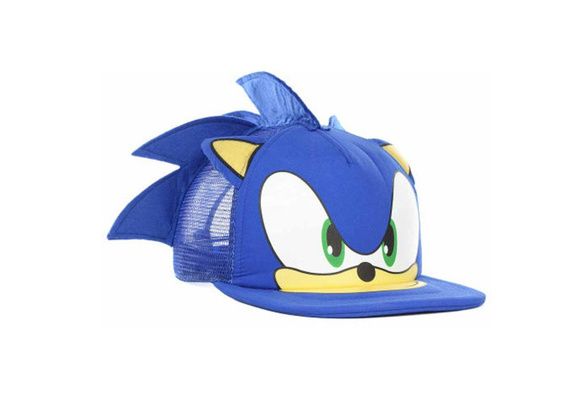 Cartoon Blue Sonic The Hedgehog Hat 