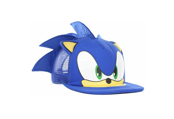 Kids Blue Sonic The Hedgehog Hat Cartoon Adjustable Baseball Boys Hat Gift