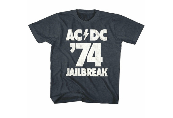 ACDC Jailbreak 1974 Kids T Shirt Rock Band Album Boys Girls Child Youth Toddler 