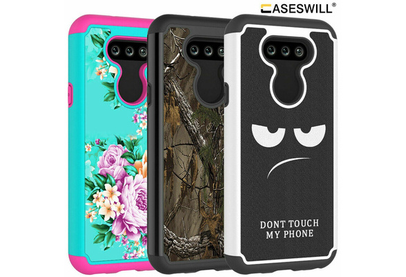 Caseswill Rugged Dual Layer Shockproof Hybrid Patterned Case