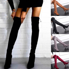 ankle boots, Knee High Boots, Womens Shoes, Lace