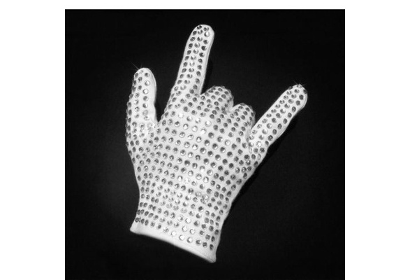 Michael Jackson Single side rhinestone glove | Global MJ Shop