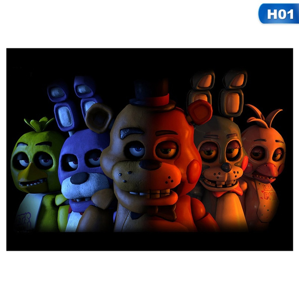 FNAF Five Nights at Freddy's Canvas Poster Art Decor