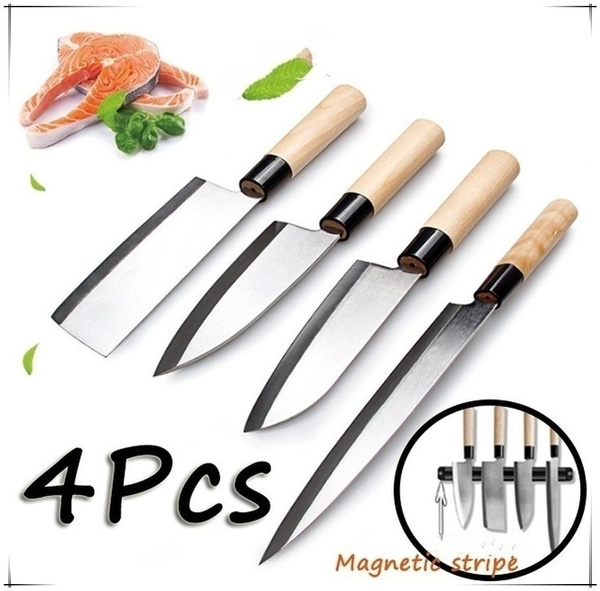 KEEMAKE 1-15PCS/Set Chef's Knives German Stainless Steel Kitchen Knife  Razor Sharp Sushi Sashimi Slicing Cooking Cutlery Tools