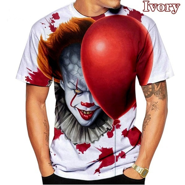 Camisetas de horror para hombre camisa de manga corta a la moda in.. Camisetas de horror para hombre camisa de manga corta a la moda in..