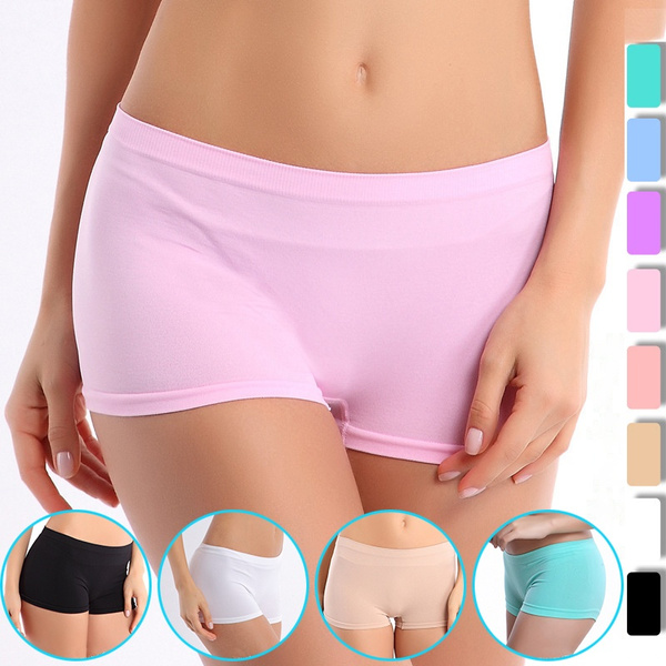 New Sexy Women Ladies Casual Comfortable Seamless Boxer Shorts