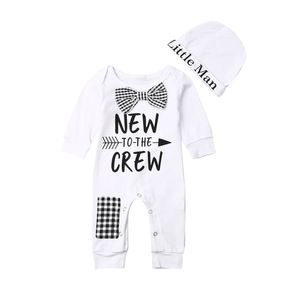 Newborn Infant Baby Boy Girl Long Sleeve Romper Jumpsuit Bodysuit Clothes  Outfit, Wish