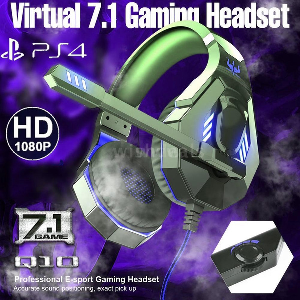 OVLENG Q10 Gaming Headset Virtual 7.1 Channel Noise Cancelling Over Ear