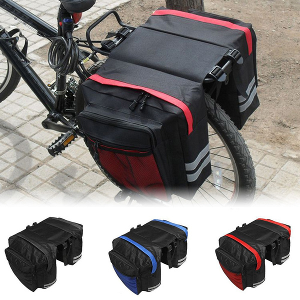 Bicycle Cycling Bike Rear Rack Seat Trunk Saddle Tail Storage Pannier Pouch Bag 