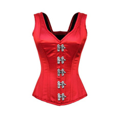 corset top, Goth, Fashion, black corset with straps