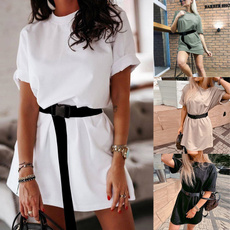 Summer, Polyester, Outdoor, sleeve dress
