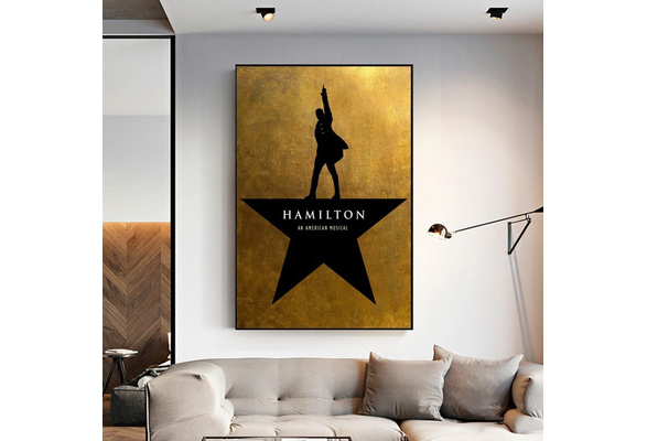 Hamilton An American Musical Broadway promotional Art Silk Poster 24x36inch 