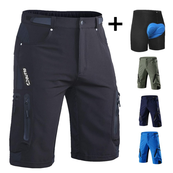 Men's Cycling Shorts MTB DH Mountain Bike Shorts Summer Gel Padded Underwear 