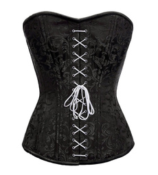 Steel, corset top, brocadecorset, Waist