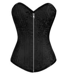 bustier top, Goth, Fashion, black corset with straps