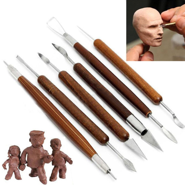 Ceramic Clay Tools Set Clay Sculpting Tool Set with Comfortable Handle for Wax Sculpting Ceramics Carving Jewelry Design Use