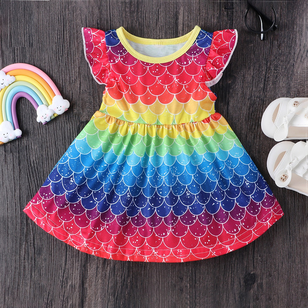 Wish rainbow clearance dress