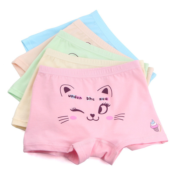 Girl Underwear Pants Girls, New 5pcs Children Underwear