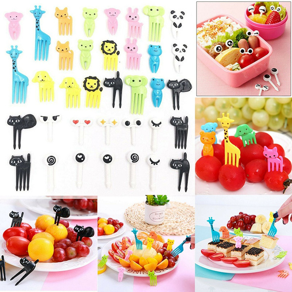 Aohea Food Picks Fruit Forks Kids Skewers Kids Plastic Mini Forks for Kids  - China Accessories and Fruit Picks price