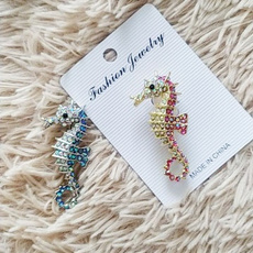 fashionbrooch, brooches, seahorsebrooch, Pins