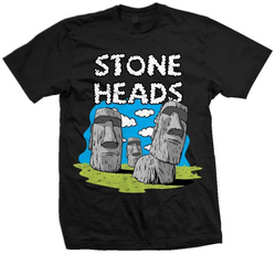 stoneheadsislandblueauroragreenonblacktshirt, Blues, menfashionshirt, Cotton Shirt