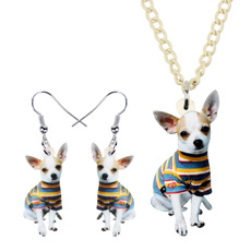 chihuahuadognecklaceearring, Fashion, Dogs, Earring