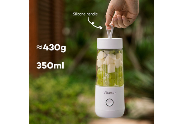 VITAMER 350ml Portable Electric Fruit Juicer USB Rechargeable