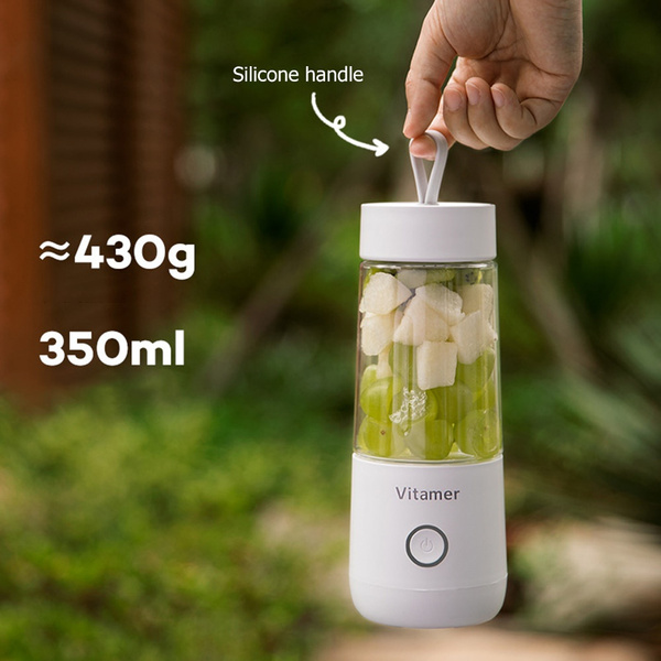 Mini Portable Electric Fruit Juicer 350ml USB Rechargeable