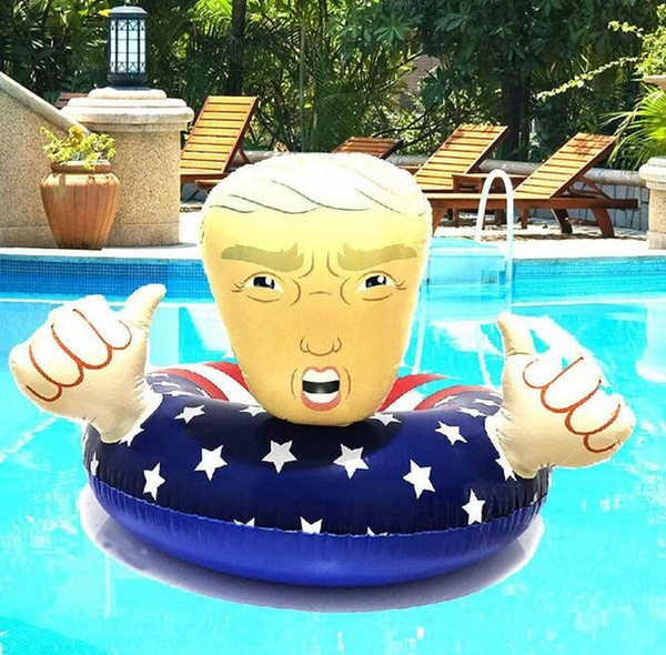Donald Trump Float Fun Inflatable Swimming Floats For Pool Gift Gag Party S2H1 