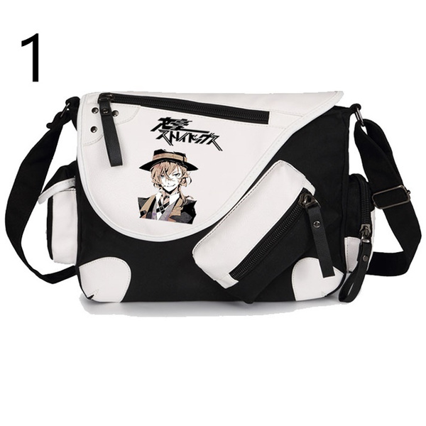 Siawasey Anime Bungo Stray Dogs Cosplay Backpack Messenger Bag Shoulder Bag 