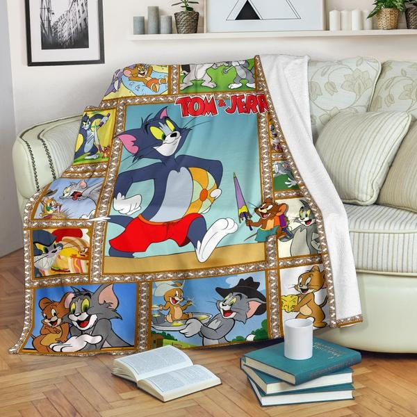 Anime Thundercats 3D Beds Hiking Picnic Quilt Bedspread Fleece Throw Blanket 