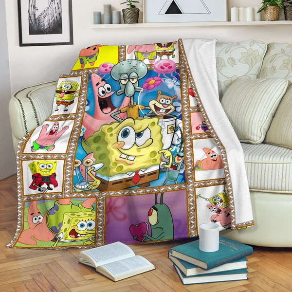 Spongebob discount throw blanket