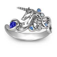crystalsilver, DIAMOND, 925 sterling silver, wedding ring