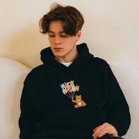 hoodie with teddy bear