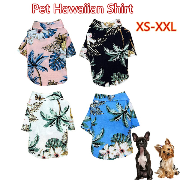 dog print hawaiian shirt